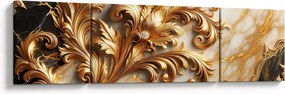 Obraz - Marmur ze złotem (170x50 cm)