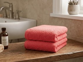 Ręcznik NORIELLE 50x90 cm czerwony, 100% bawełna