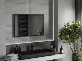 Mexen Loft lustro łazienkowe prostokątne 90 x 60 cm, rama czarna - 9852-090-060-000-70