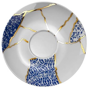 Biało-niebieskie porcelanowe filiżanki zestaw 6 szt. 0.9 l – Hermia