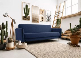 Kanapa Velario – nowoczesna sofa 3-osobowa z funkcją spania i pojemnikiem na pościel, dostępna w 6 kolorach tkanin szenilowych