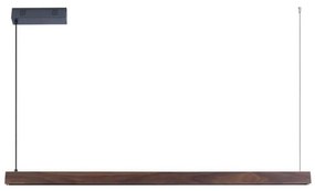 Immax NEO 07300L-LED ściemnialny żyrandol na linkach MADEIRA 26W/230V Wi-Fi Tuya 122 cm orzech