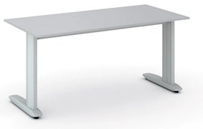 Biurko PRIMO FLEXIBLE, 160x80 cm, szary