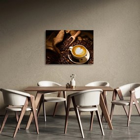 Obraz na szkle - Filiżanka kawy (70x50 cm)