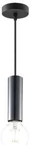 Żyrandol na lince SAGA 1xE27/40W/230V czarny