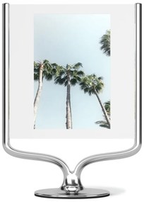Metalowa ramka stojąca w kolorze srebra 18x25 cm Wishbone – Umbra