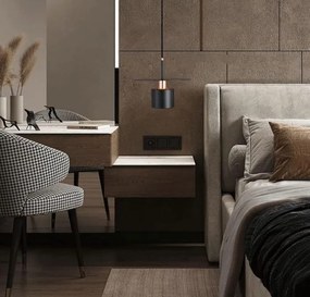Lampa sufitowa loftowa metalowa wisząca AT35-3SZ-Czarna