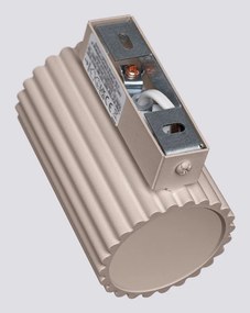 Szarobrązowy metalowy kinkiet ø 6,5 cm Gleam – Sollux