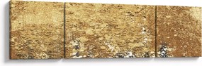 Obraz - Złota struktura N⁰3 (170x50 cm)