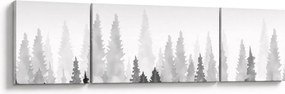 Obraz - Szczyty lasów (170x50 cm)