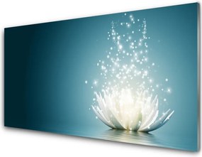 Szkło Dekoracyjne do Kuchni Eteryczny Kwiat Lotosu