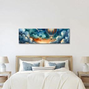 Obraz - Lot pod nocnym niebem (170x50 cm)