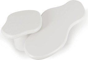 Zestaw Stolików Kawowych ROSALIE Biały Nowoczesny