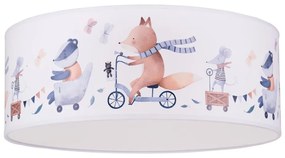 Duolla - LED dziecięcy plafon CORTINA LED/26W/230V pr. 40 cm 4000K