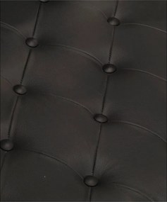 Fotel Skórzany w Stylu Lotniczym Czarny Wygodny i Solidny