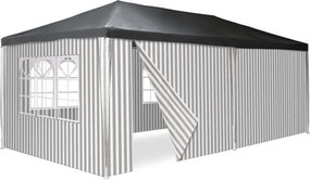 Namiot ogrodowy 3×6 m z systemem klik i bocznymi ściankami