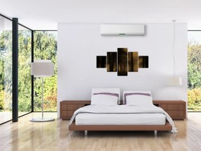 Obraz - Ciemny las (125x70 cm)