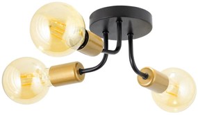 Lampa Wisząca APP1117-3C Czarno Złota