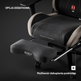 Fotel gamingowy materiałowy Diablo X-Horn 2.0, Normal Size, Camel Black