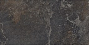 Mexen Blaze Nero gres szkliwiony rekt. G1, płytka podłogowo-ścienna 120 x 60 cm, carving - TL420-120-060-01