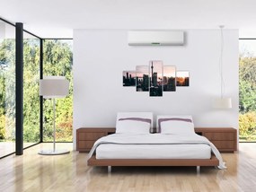 Obraz - Widok na centrum miasta (125x70 cm)