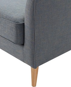 Sofa Venuste denim blue/brown 2-os.