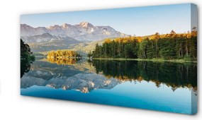 Obraz drukowany na płótnie Jezioro w Niemieckich Alpach