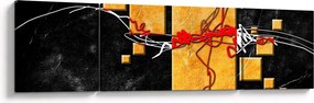 Abstrakcyjny obraz - Tancerka (170x50 cm)