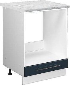 Szafka kuchenna ciemnoniebieski wysoki połysk 60x60x82 fame-line