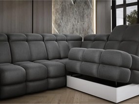 Narożnik TOLLO XL Prawostronny Elektryczna regulacja Tkanina SOLAR 96 WERSAL