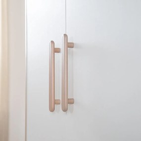 Biało-naturalna szafa dziecięca w dekorze dębu 96x190x50 cm Cabane – Roba