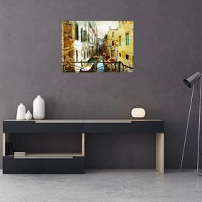 Obraz na szkle - Aleja w Wenecji (70x50 cm)