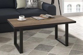 Stolik kawowy na płozach w stylu industrialnym Hayato 503