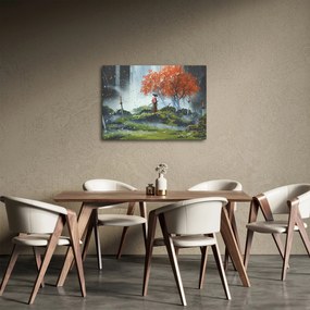 Obraz - Ilustracja przedstawiająca Ogród Mieczy (70x50 cm)