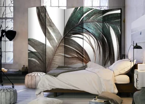 Parawan akustyczny Zwierzęta 225x172 cm 5-częściowy czarny ARTGEIST B