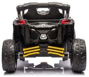 Baby Mix Elektryczny samochód dla dzieci Buggy Hornet, żółty