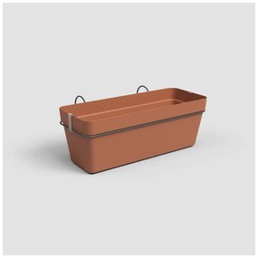 Wisząca/samonawadniająca doniczka z plastiku z recyklingu 50 cm Capri – Artevasi