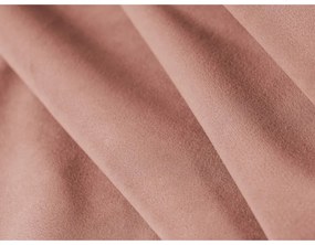 Różowa aksamitna rozkładana sofa 206 cm Kemi – Cosmopolitan Design