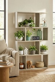 Regał otwarty z półkami dąb sonoma N8-N10