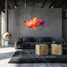 Obraz - Dynamiczna abstrakcja (125x70 cm)