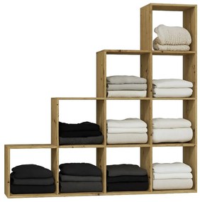 Regał schodkowy na ubrania dąb artisan E1-K83