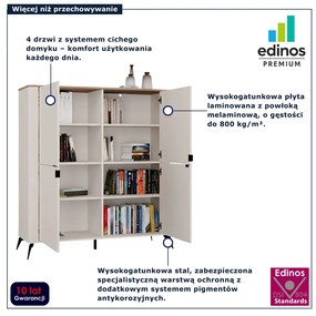 Duża komoda kaszmirowa na nóżkach C9-W57