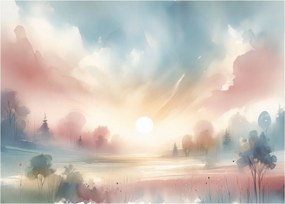 Obraz na szkle - Elegancki krajobraz (70x50 cm)