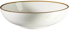 Mäser Miska Pintar White brązowe kropki 22 cm, 22 cm