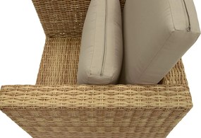 Zestaw rattanowy MALIBU dla 8 osób (beżowo-brązowy)