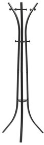 Aldotrade Wieszak stojący HEMDE 184 cm, czarny