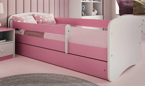 Łóżko dziecięce Babydreams bez obrazka 140x70 z materacem