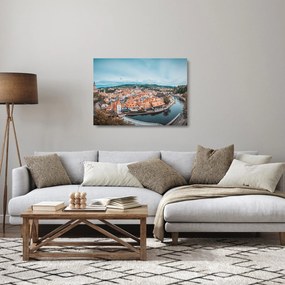 Obraz na szkle - Český Krumlov (70x50 cm)