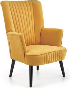 Wygodny fotel wypoczynkowy z podłokietnikami Delgado