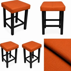 Taboret Klasyk 45cm Stołek Loft Eko-skóra D20